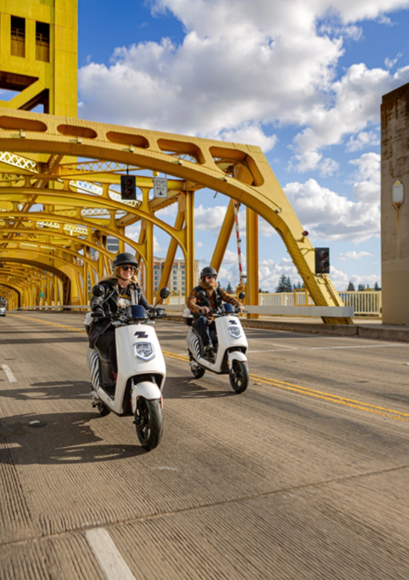 Zebra All Electric Moped