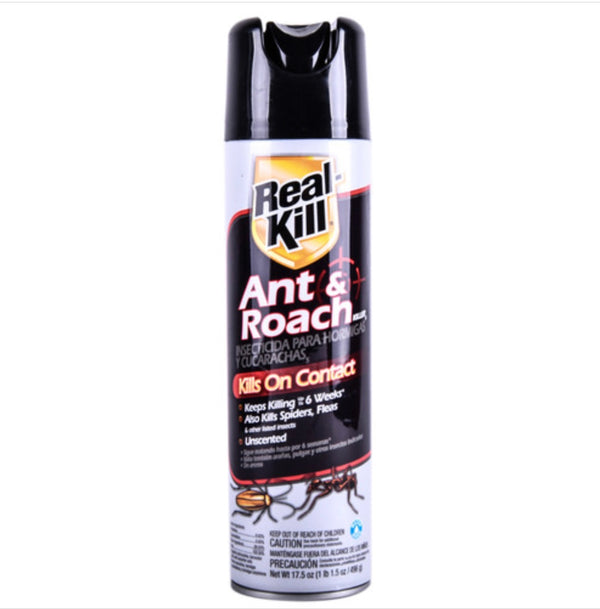 Real Kill Ant & Roach Spray 17.5 oz