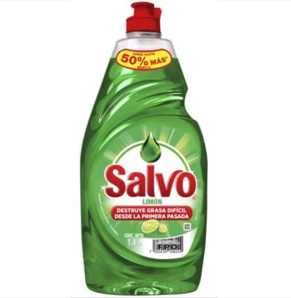 Salvo Dishwashing Liquid, Lemon, 900 ML