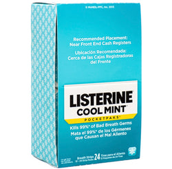 Listerine  Breath Strips Cool Mint (24 Ct)
