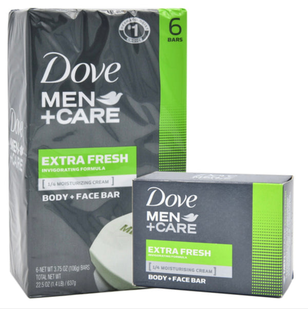 Dove men+Care Body & Face Extra Fresh 4 oz 6 Pk