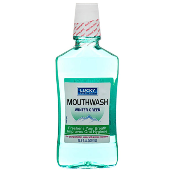 Lucky Mouthwash Winter Green 16.9 oz