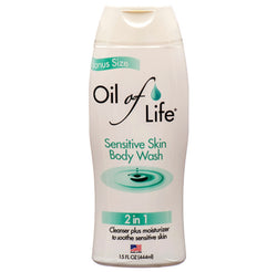 Oil of Life 2 in 1 Sensitive Skin Body Wash 15 oz