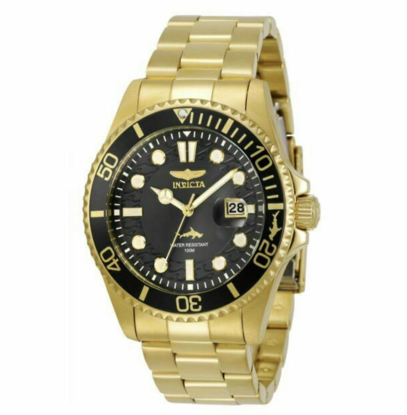 Invicta Men's 30026 'Pro Diver' Gold-Tone Stainless Steel Watch