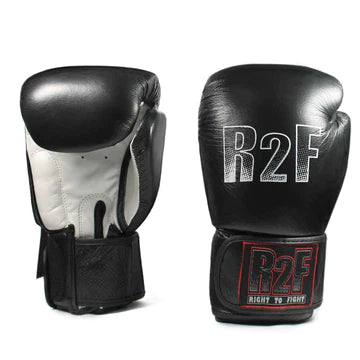 ALL LEATHER BOXING GLOVES WITH WRIST SUPPORT