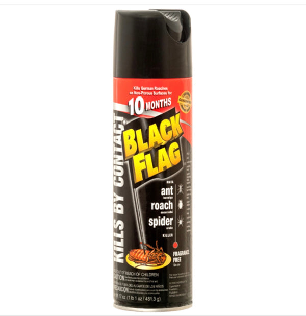Black Flag Ant, Roach, Spider Killer Spring Fragrace Free 17.5 oz