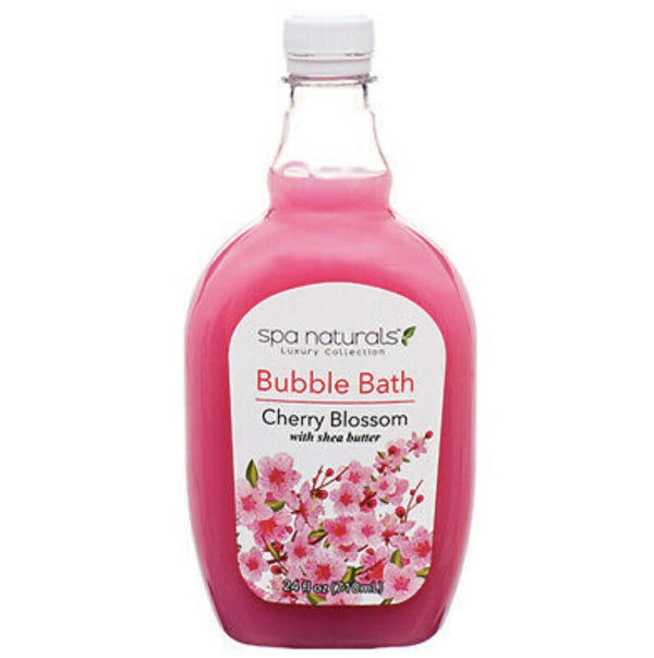 Spa Naturals Bubble Bath Cherry Blossom W / Shea Butter 24 Oz