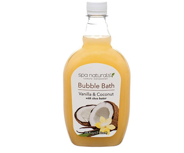 Spa Naturals Bubble Bath Vanilla & Coconut 24 Oz