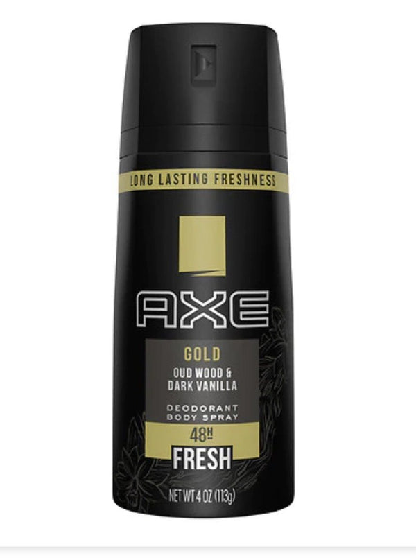 Axe Deodorant Body Spray Oud Wood & Dark Vanilla Scent (4oz)