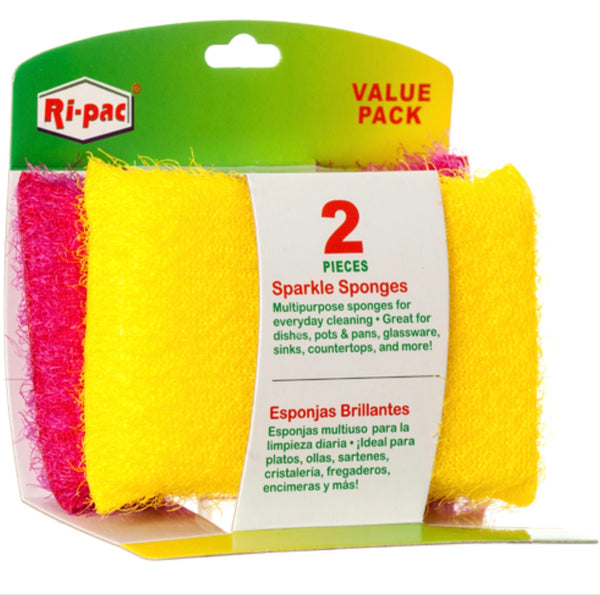 Ri-Pac Sponges Assorted Colors 2 Pk