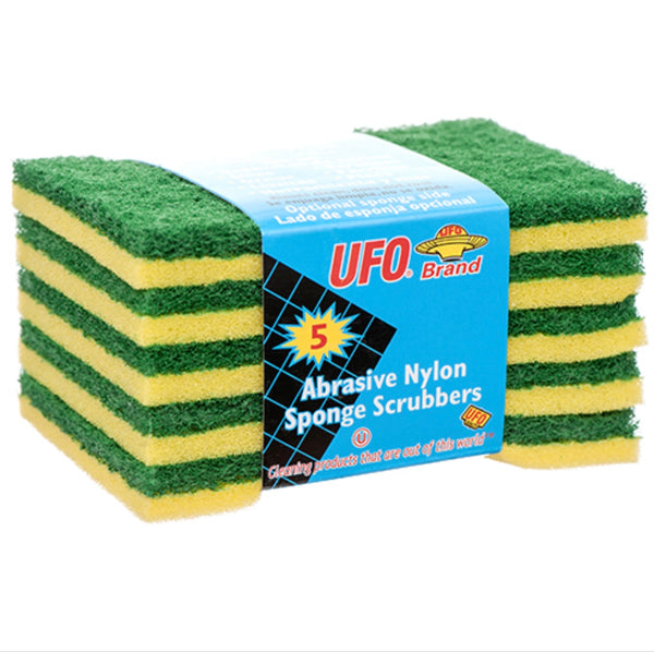 UFO Sponge Scrubber 5 Pk