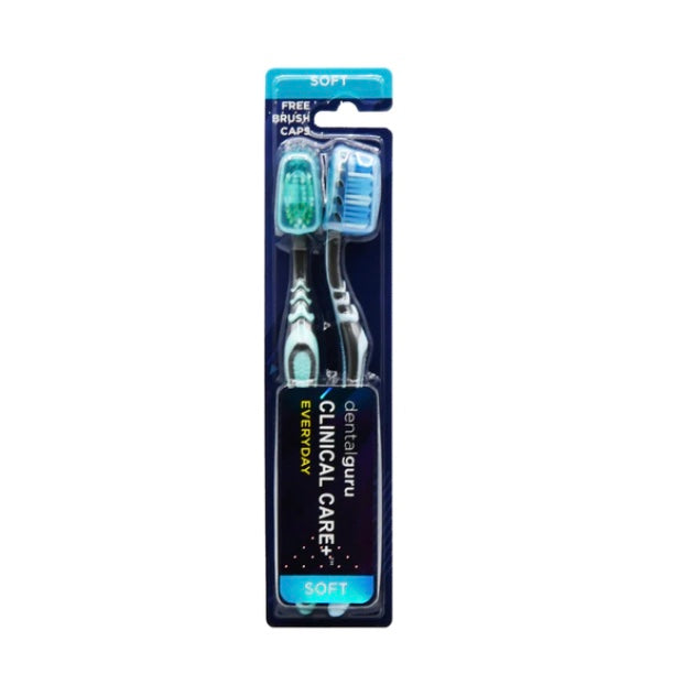 Dental Guru Everyday Toothbrush & Cover 2 PK (Soft)