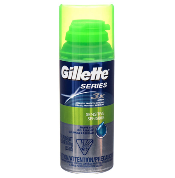 Gillette Shave Gel Sensitive 2.5 oz