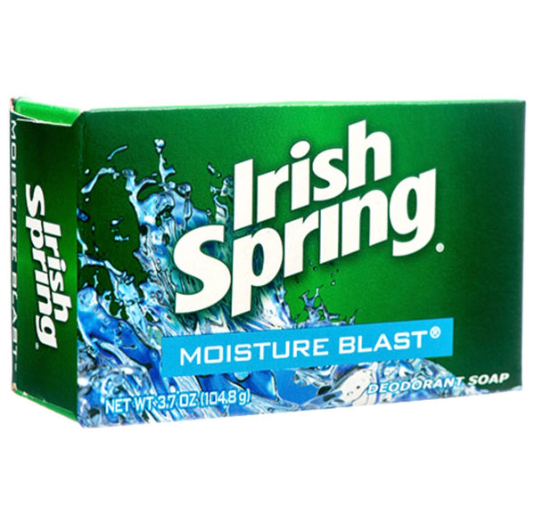 Irish Spring Bar Soap Moisture Blast Scent 3.75 oz
