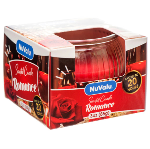 Nuvalu Candle Tumbler Romance Scent 3 oz