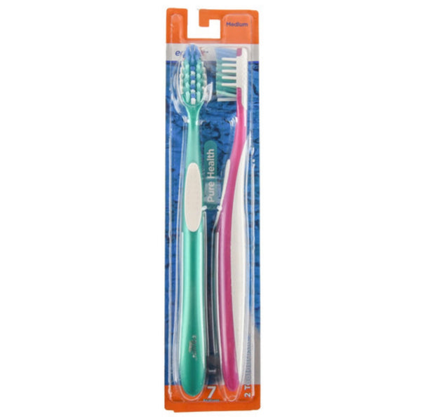 Equate Toothbrush Pure Health Medium (2 Pk)