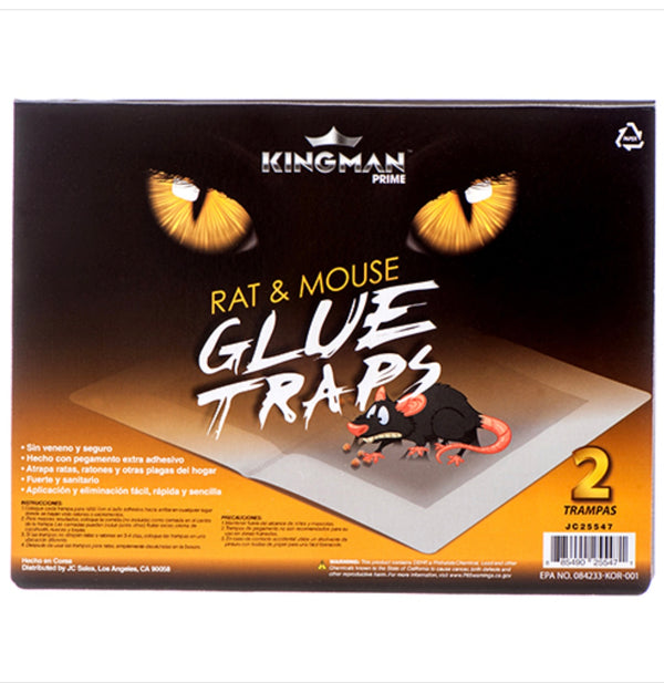 Kingman Rat & Mouse Glue Traps 2 Pk