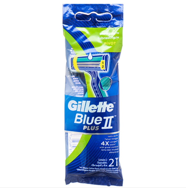 Gillette Blue II Plus Pivit Razors 2 Pk