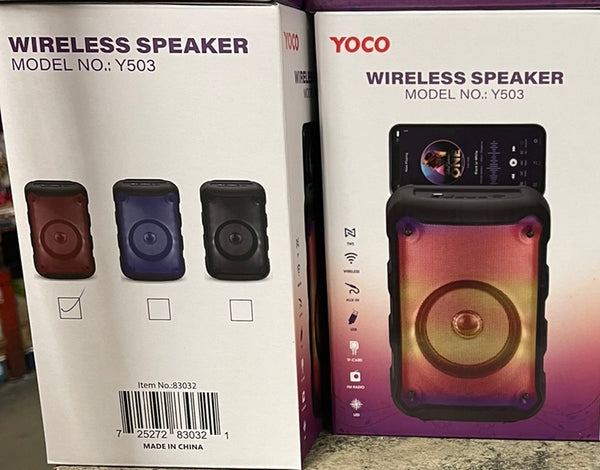 Yoco Wireless Speaker Model  Y503