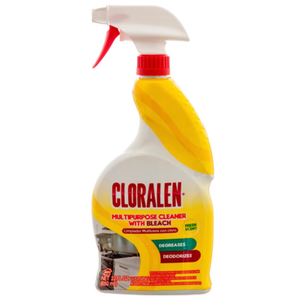 Cloralen Bathroom Cleaner w/Bleach Fresh Scent Degreaser 22 oz