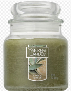 Yankee Candle Sage & Citrus Scent 14.5 oz