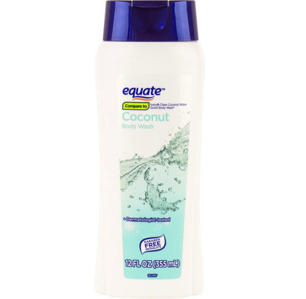 Equate Coconut Body Wash 12 oz