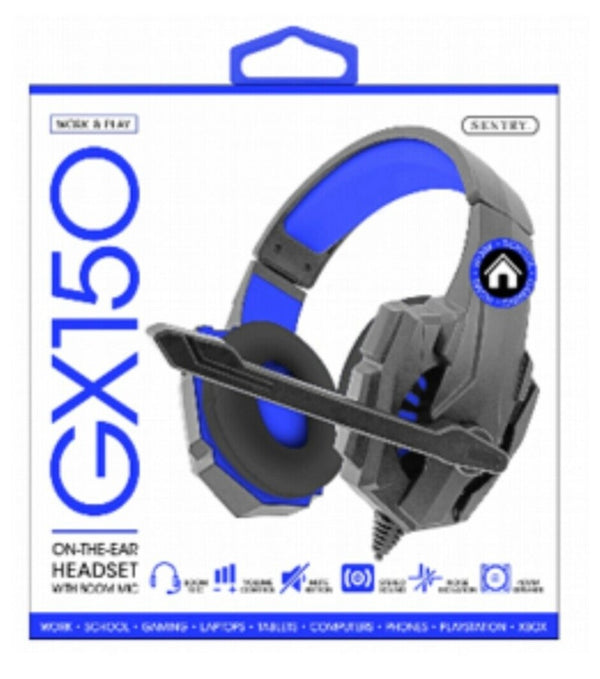 Sentry-GX150 Gaming Headset for PS4/XBOX1/PC/MAC (Blue)