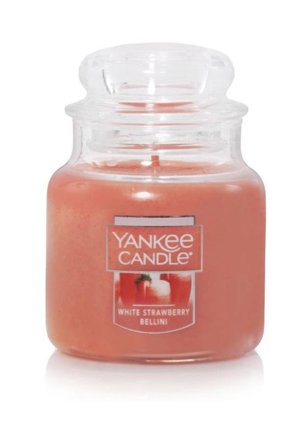 Yankee Candle White Strawberry Bellini Scent 14.5 oz