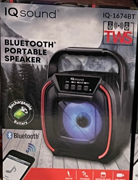 IQSound IQ-1674BT HiFi Bluetooth Portable Speaker - Dynamic Sound Effect