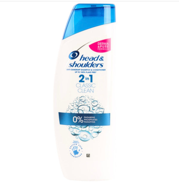 Head & Shoulders Shampoo 2 in 1 Classic Clean 15.2 oz