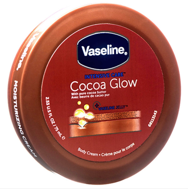 Vaseline Face & Body Cream Cocoa Glow 2.53 oz