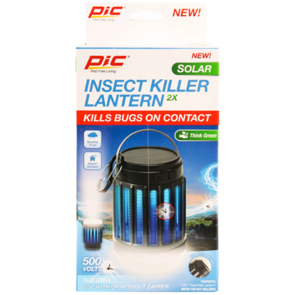 Pic Insect Killer 2 in 1 Solar Lantern