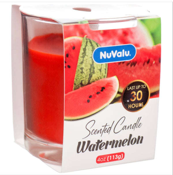 Nuvalu Candle Tumbler Watermelon Scent 4 oz