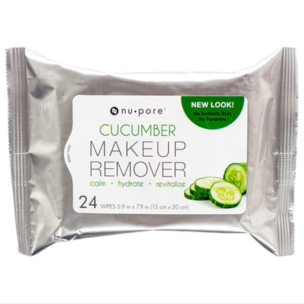 Nu Pore Makeup Remover Cucumber 24 wipes