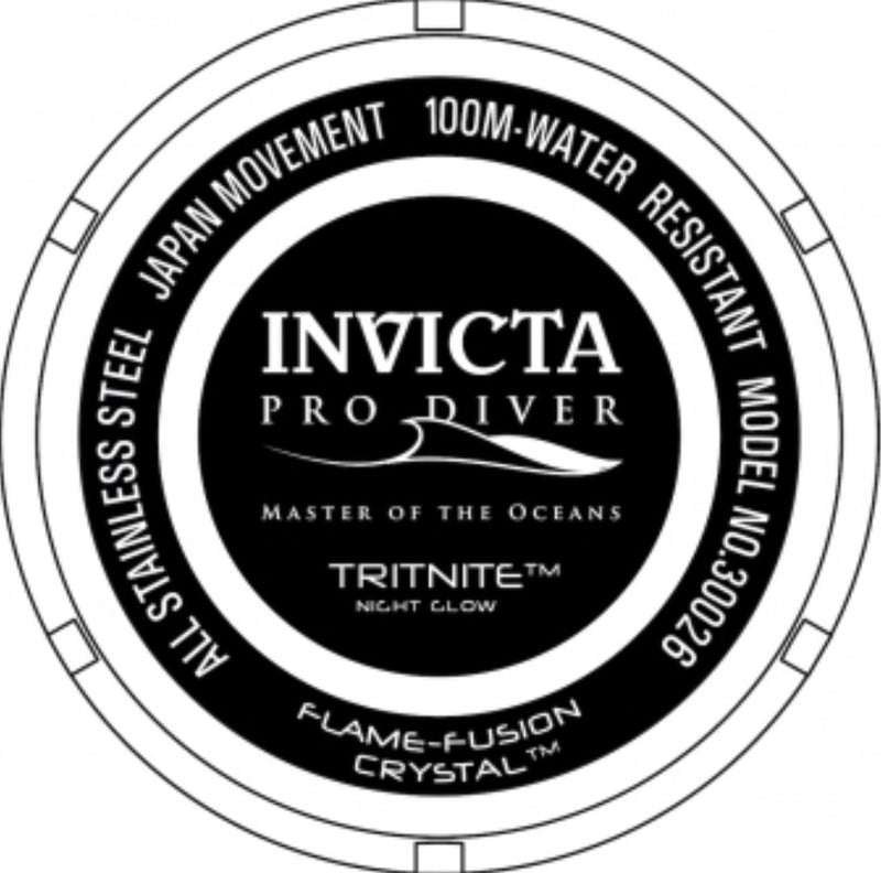 Invicta Men's 30026 'Pro Diver' Gold-Tone Stainless Steel Watch
