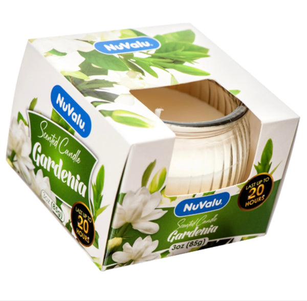 Nuvalu Candle Tumbler Gardenia Scent 3 oz