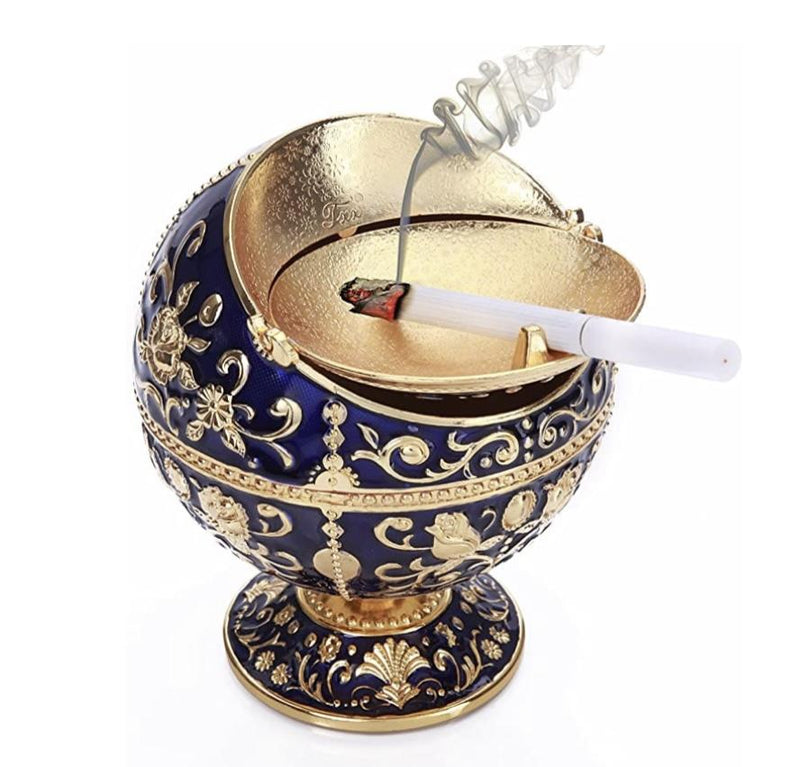 K Cool Windproof Ashtray Lid Metal Portable Cigarette Ashtray