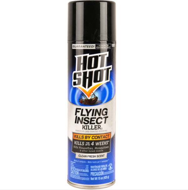 Hot Shot Flying Insect Killer Clean Fresh Scent 15 oz