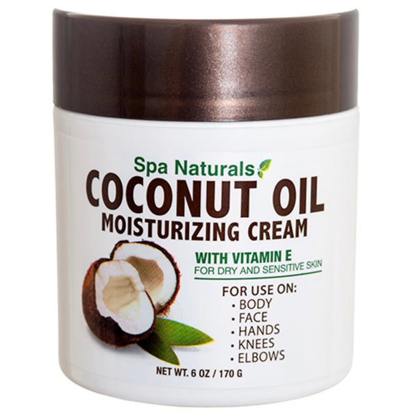 Spa Naturals Coconut Oil Moisturizing Cream 6 oz