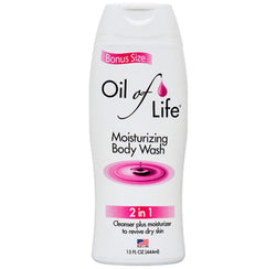 Oil of Life 2 in 1 Moisturizing Body Wash 15 oz