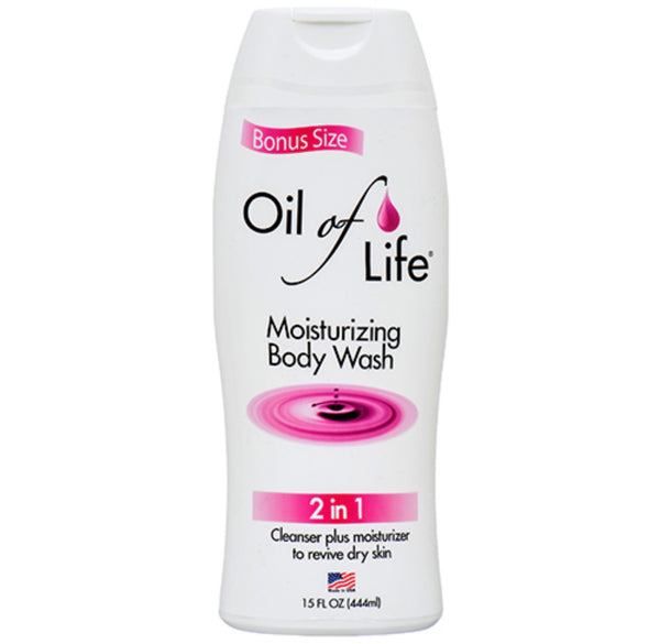 Oil of Life 2 in 1 Moisturizing Body Wash 15 oz
