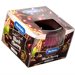 Nuvalu Candle Tumbler Black Cherry Scent 3 oz