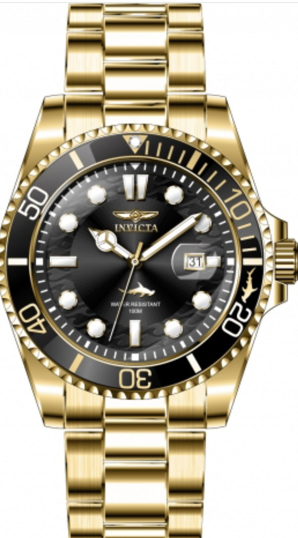 Invicta Men's 30026 'Pro Diver' Gold-Tone Stainless Steel Watch