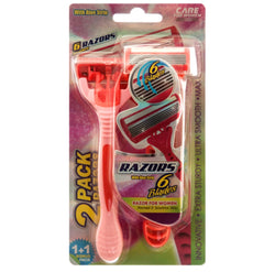 Razors 6 Blades 3 Pk for Women w/Aloe Strip