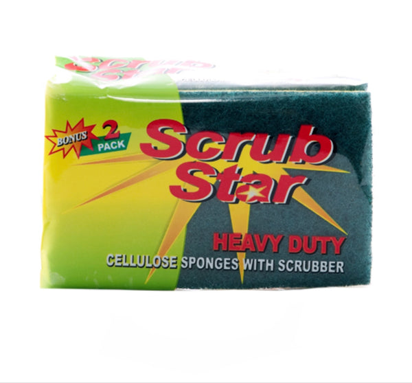 Scrub Star Scrubber Sponge Scrub Pro 2 Pk