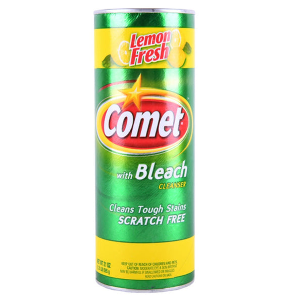 Comet w/Bleach Cleaner Lemon Scent 21 oz