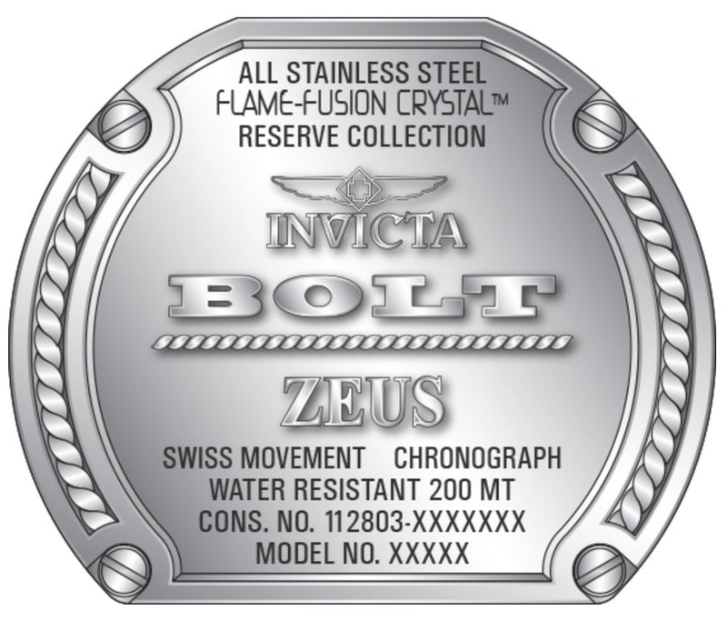 Reserve Bolt Zeus Magnum Men Model 26713 - Men's Watch Quartz
