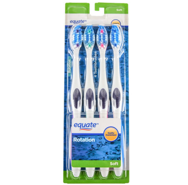 Equate Toothbrush Rotation Soft (4 Pk)