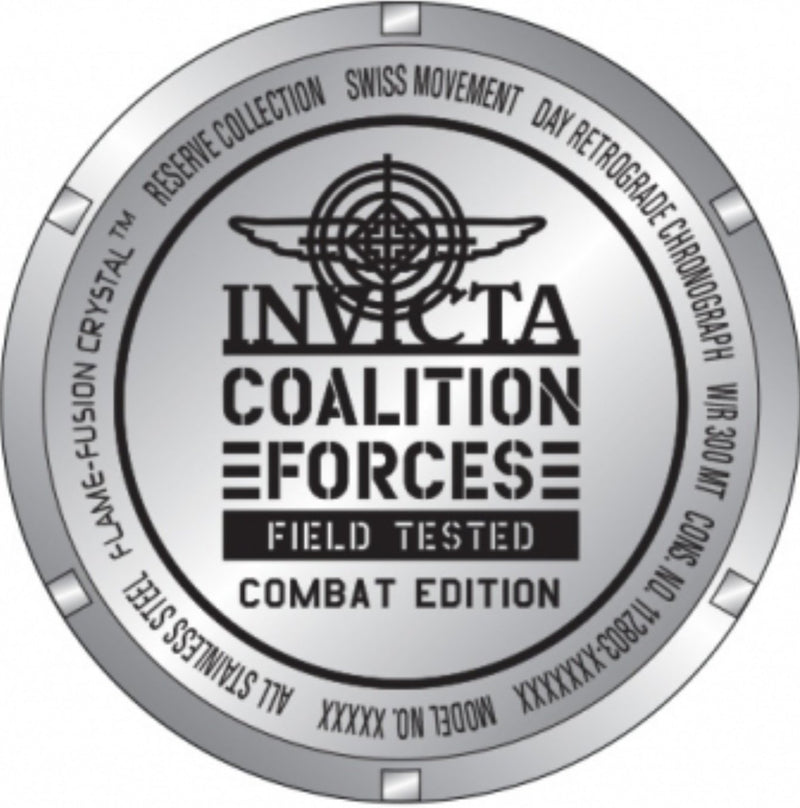 Invicta Reserve Men's 46mm X-Wing Combat Swiss Quartz Watch w/ Flashlight & 1DC