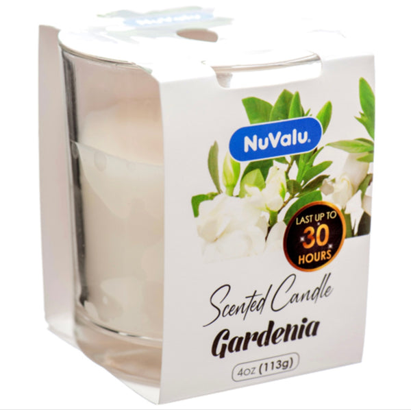 Nuvalu Candle Tumbler Gardenia Scent 4 oz